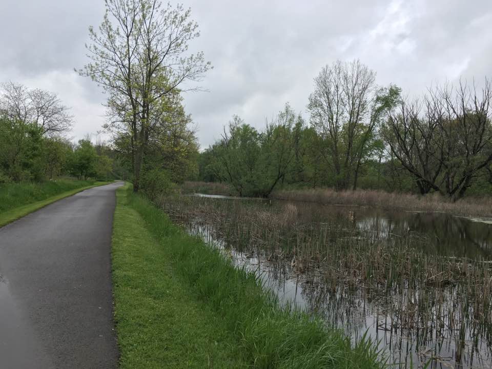 trail and river