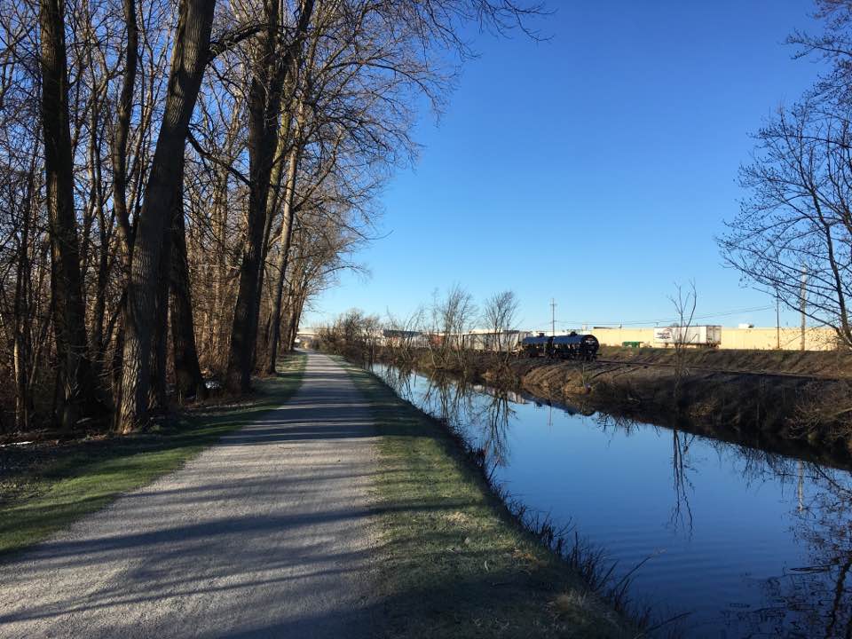 trail and river