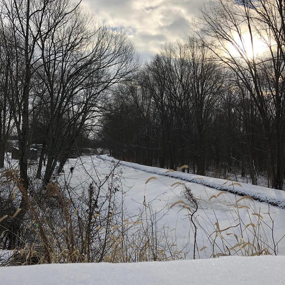 snowy trail