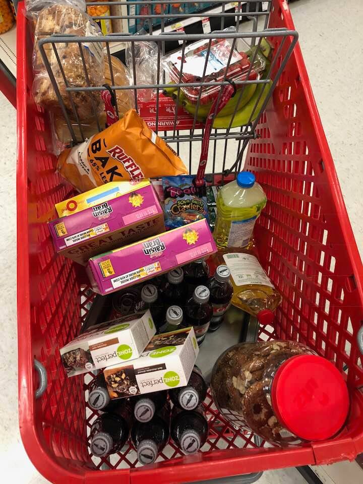 Shopping for long run tomorrow. A runner’s Friday night!