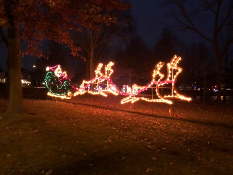 It was such a beautiful night that James and I took a walk among the Christmas lights and music at Lake Anna. A wonderful way to enjoy the season!