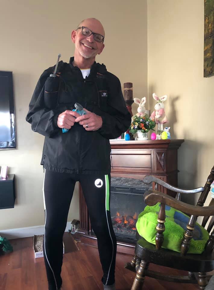 James Carnahan is headed out to try a “long” run since his surgery ie 6-7 miles. Note: these miles would normally just be a “warm up” but he will get there! 🤣😂