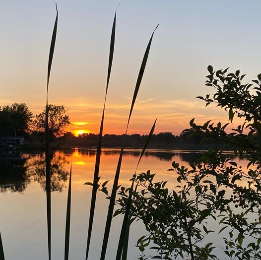 image of Clarmar Lake at sunset