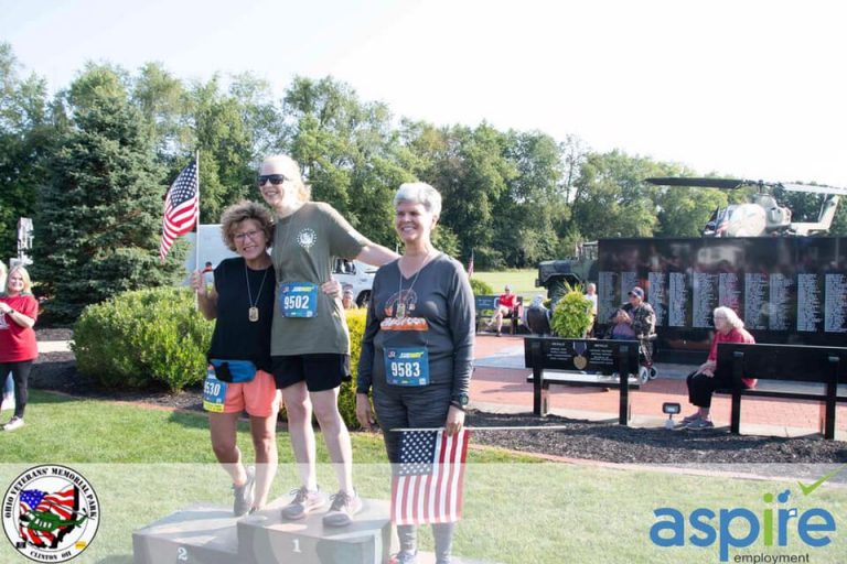 Whoo hoo! 🥳 I came in second place for my age group in the OVMP Run to the Wall/9-11 first responders memorial race!  🏃🏼‍♀️