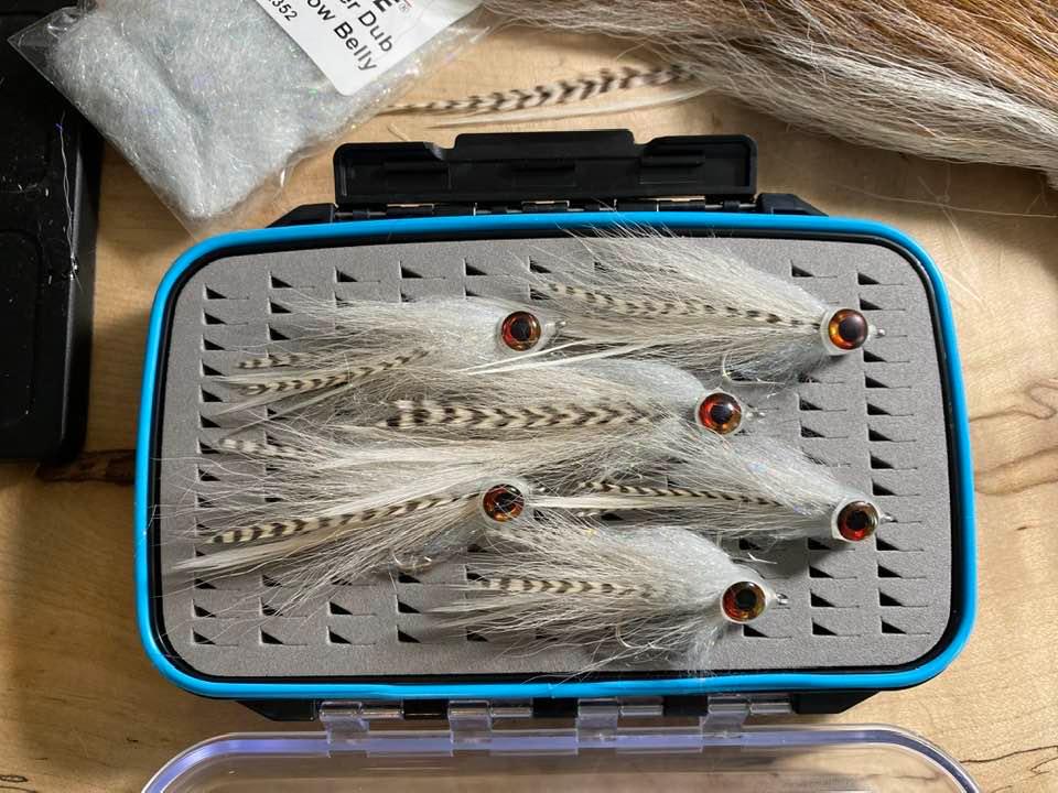 Homemade fishing flies