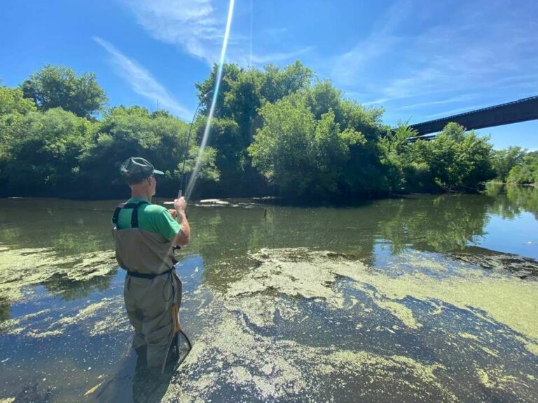 Fishing with a friend