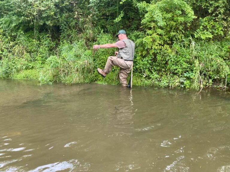 Hook caught on boot