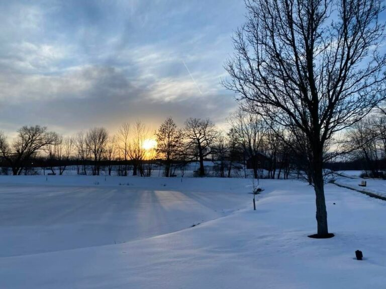 River in winter