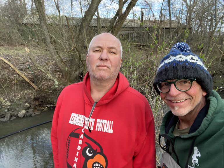 Thanks Dan Smith for the assist in replacing the Mud Run boom! Dave Stoler was downstream checking out the area we cleaned Friday and it is looking good. Been a busy few days and we are feeling accomplished!